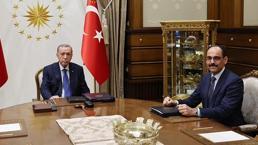 Cumhurbaşkanı Erdoğan, MİT Başkanı Kalın'la görüştü