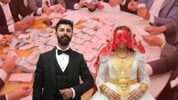 Takı töreni 5 saat sürdü! Damada 6 milyon lira, geline 4 kilo altın takıldı