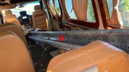 Antalya’da dehşete düşüren kaza: Minibüsün içinden bariyer geçti