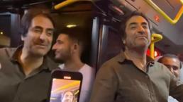 Mahsun Kırmızıgül minibüste mini konser verdi, sosyal medya sallandı!