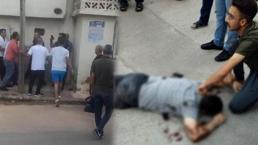 Sokak ortasında ev sahibini tabancayla öldüren kiracıyı linçten polis kurtardı!