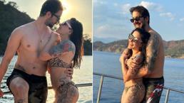 Melek Mosso sevgilisiyle tatilde! Dövmelerine yorum yağdı