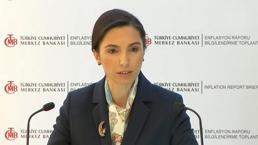 MB Başkanı Hafize Gaye Erkan Üçüncü Enflasyon Raporu'nu açıklıyor