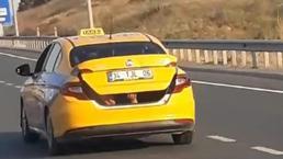 Takside skandal görüntü! Yolcu bagajda görüntülendi