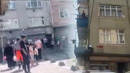 Mahalleli ne olduğunu anlamadı! 'Beni kurtarın' diye bağırdı, kocası gözaltında