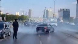 "İstanbul'u yakmaya geldik" diyerek drift yapan düğün konvoyuna ceza yağdı