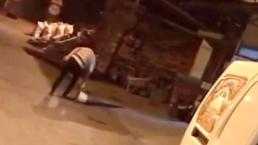 17 yaşındaki gençten pompalı tüfekli dehşet! O anları kaydetti