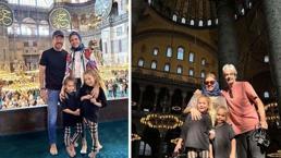 Diego Simeone ve ailesinin İstanbul turu