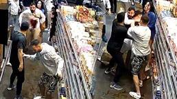 Markette 'omuz attın' tartışmasında çakıyla öldürüldü! Korkunç görüntüler güvenlik kamerasında...