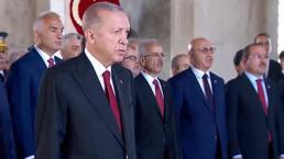 Türkiye Cumhuriyeti 100 yaşında! Cumhurbaşkanı Erdoğan'dan Anıtkabir'de 100. yıl mesajı