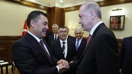 Cumhurbaşkanı Erdoğan, Kırgızistan Cumhurbaşkanı Caparov ile görüştü