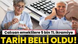Çalışan emeklilere 5 bin lira emekli ikramiyesi hesaplara yatacak! Tarih belli oldu 