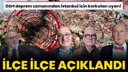 Dört deprem uzmanından İstanbul için korkutan uyarı! 'Sarayburnu'ndan Çatalca'ya kadar...'