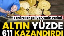 Altın fiyatlarında görülmemiş rakam! Yüzde 611 kazandırdı, yeni rekor için tarih verildi
