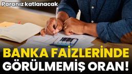 Paranız katlanacak! Faizler görülmemiş oranlara çekildi, maaş gibi getiri sağlıyor 