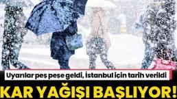 Kar ve kuvvetli yağışlar geliyor! Meteoroloji tarih vererek illeri tek tek açıkladı