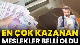 En çok kazanan meslekler belli oldu! TÜİK verileri ortaya koydu brüt ücret 293 bin 511 TL...