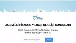Milli Piyango çekilen numaralar ve yılbaşı çekilişi kazanan numaralar | Milli piyango bilet sorgulama ekranı