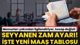Memur maaşlarına seyyanen zam ayarı! En düşük maaş 32 bin 840 liradan başlıyor