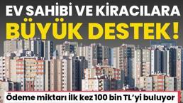 Kiracılara 100 bin TL destek! Detaylar tek tek açıklandı, başvurular e-Devlet üzerinden yapılıyor