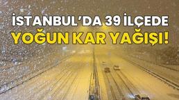 Kar İstanbul'a dayandı! Yoğun kar yağışı gece yarısı başlıyor, 39 ilçede lapa lapa kar yağacak 
