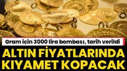 Altının kaderi belli olacak, saatler kaldı! Gram altın için 3000 lira işaret edildi, tarih verildi