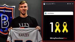 Başakşehirli Eden Karzev'den skandal paylaşım! İsrail'e destek verdi