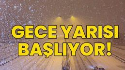 Yoğun, kuvvetli ve fırtınalı kar yağışı geliyor! İstanbul dahil 26 kentte alarm verildi, lapa lapa kar bu gece başlıyor