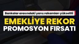 Bankalardan peş peşe açıklama! Emekliye rekor promosyon fırsatı