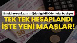 Emekliye ek zam müjdesi geldi! Hesaba yatıyor, işte yeni zamlı emekli maşaları