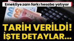 Emekliye zam farkı hesaba yatıyor! Tarih verildi, işte detaylar...