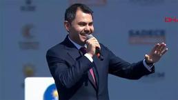 AK Parti büyük İstanbul mitingi... Murat Kurum: Bu şehri depreme hazırlayacağız dediler, tek bir çivi çakmadılar