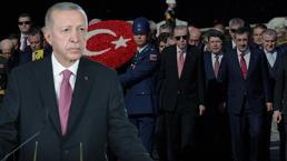 Cumhurbaşkanı Erdoğan ve devlet erkanı Anıtkabir'i ziyaret etti: Vatanımızın bekasını korumak için tedbir alıyoruz