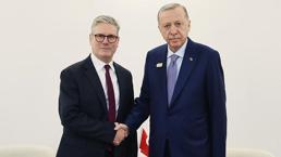 Cumhurbaşkanı Erdoğan, İngiltere Başbakanı Starmer'i kabul etti
