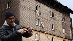 Kartalkaya'daki yangın felaketinde kahramanlık örneği: Çarşafları birbirine bağlayarak 11 kişiyi kurtardı