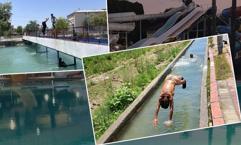 Adana'da serinlemek cep yakıyor: Parası olana havuz olmayana kanal!