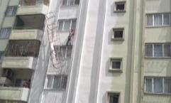 Adana'da korku dolu anlar....Yürekleri ağza getiren görüntü saniye saniye kaydedildi