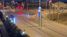 Kocaeli’de tramvay yolunda şoke eden görüntüler! Ceza yağdı