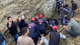 Elazığ’da kanalizasyon çalışması sırasında göçük meydana geldi
