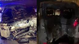 Kocaeli’de meydana gelen zincirleme kazada 4 araç birbirine girdi