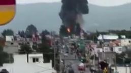 Meksika'da LPG bulunan 4 tanker patlayarak alev topuna döndü