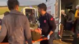 Polatlı'da tarım işçilerini taşıyan minibüs şarampole devrildi: 1'i ağır 4 yaralı
