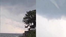 Sakarya'da denizden yükselen hortum korku dolu anlar yaşattı