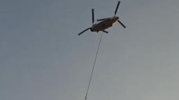 Türkiye'nin en büyük yangın söndürme helikopteri Aydın'da sahaya indi