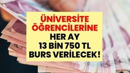 YKS sonuçları açıklandı bakanlık burs müjdesini verdi | Üniversite öğrencilerine her ay 13 bin 750 TL burs verilecek! İşte başvuru şartları ve başvuru tarihi