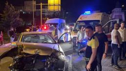 İki otomobilin çarpıştığı kazada 3 kişi yaralandı