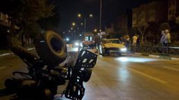 Dehşet saniye saniye kamerada: ATV ile yolun karşısına geçerken canından oldu