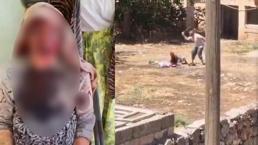 Şanlıurfa'da kan donduran görüntü! Cani evlat annesini sopa ile öldüresiye dövdü