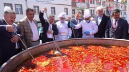 Dünya rekoru Kelkit’te tek kazanda 6 bin 840 litre kuru fasulyeyle kırıldı
