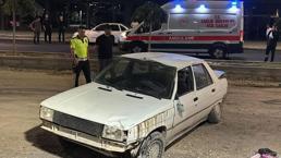 Kontrolünü kaybettiği otomobille takla attı burnu bile kanamadı